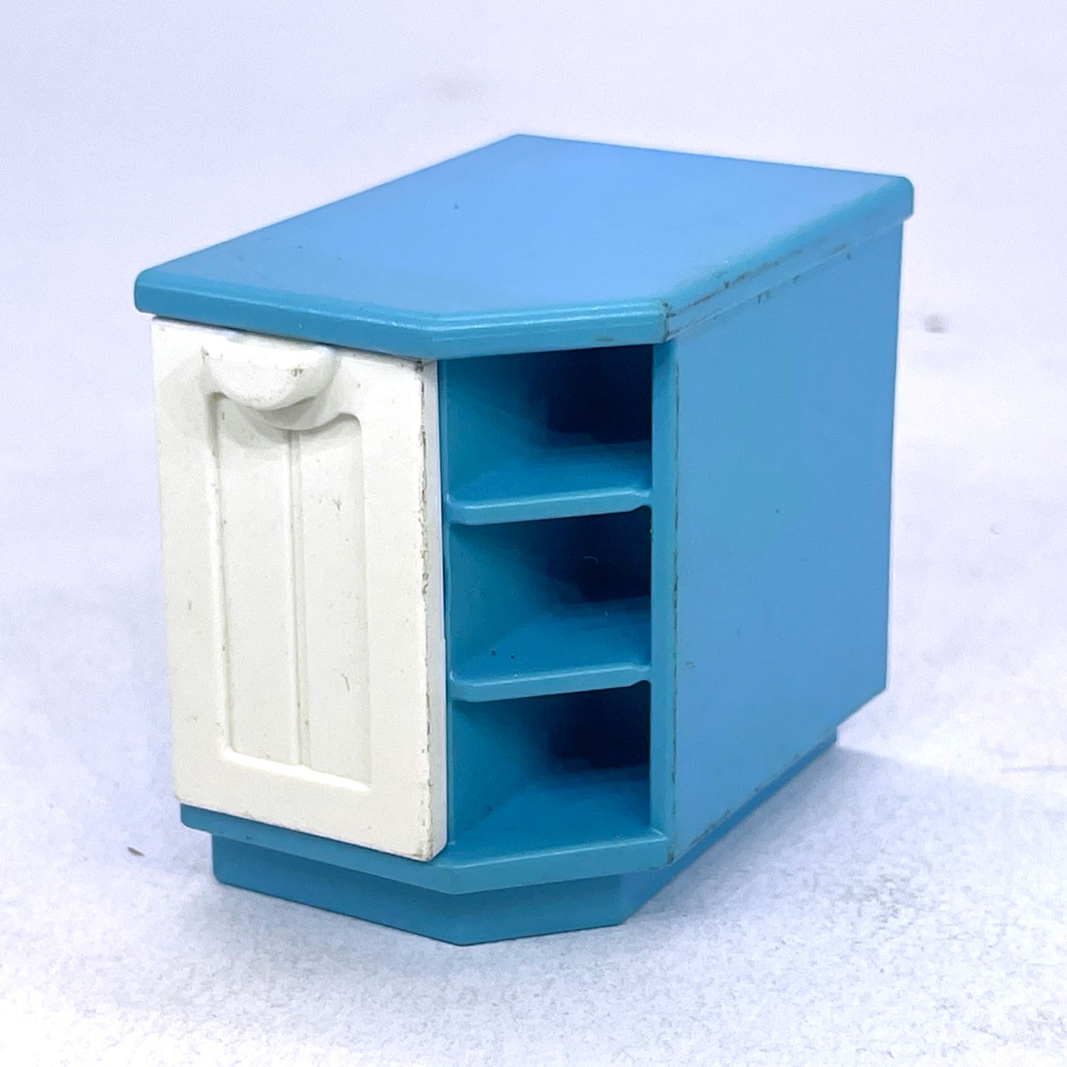 playmobil petit meuble de cuisine bleu