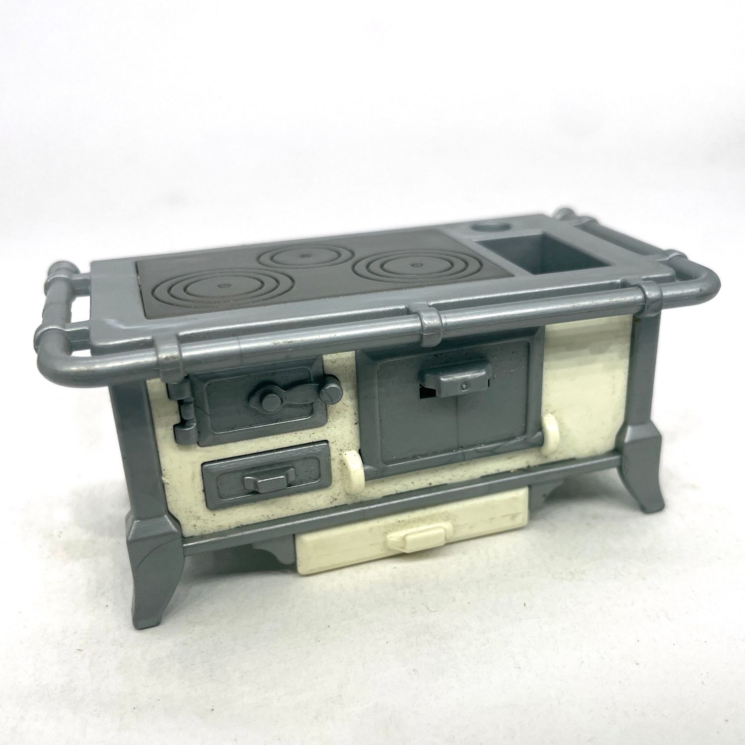 playmobil cuisinière 1900 mur décoré