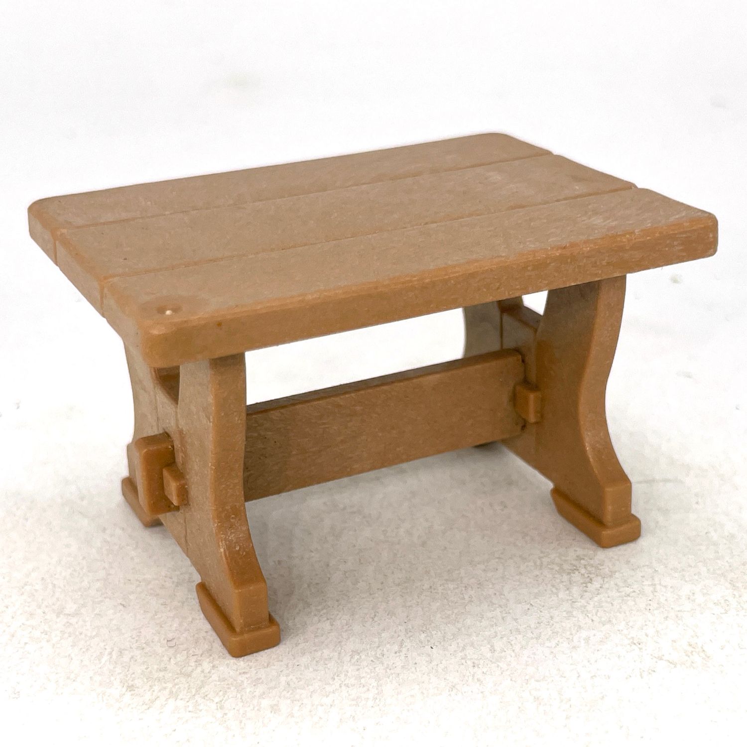 playmobil table médiévale marron clair