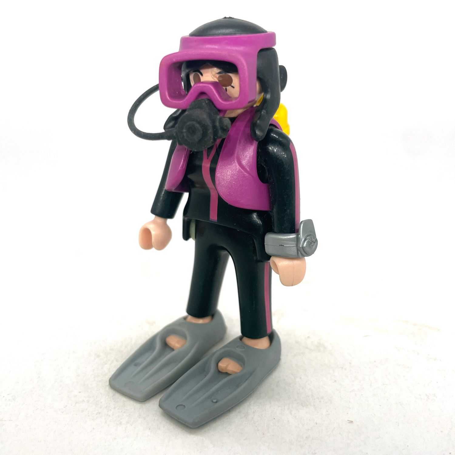 playmobil plongeuse violette