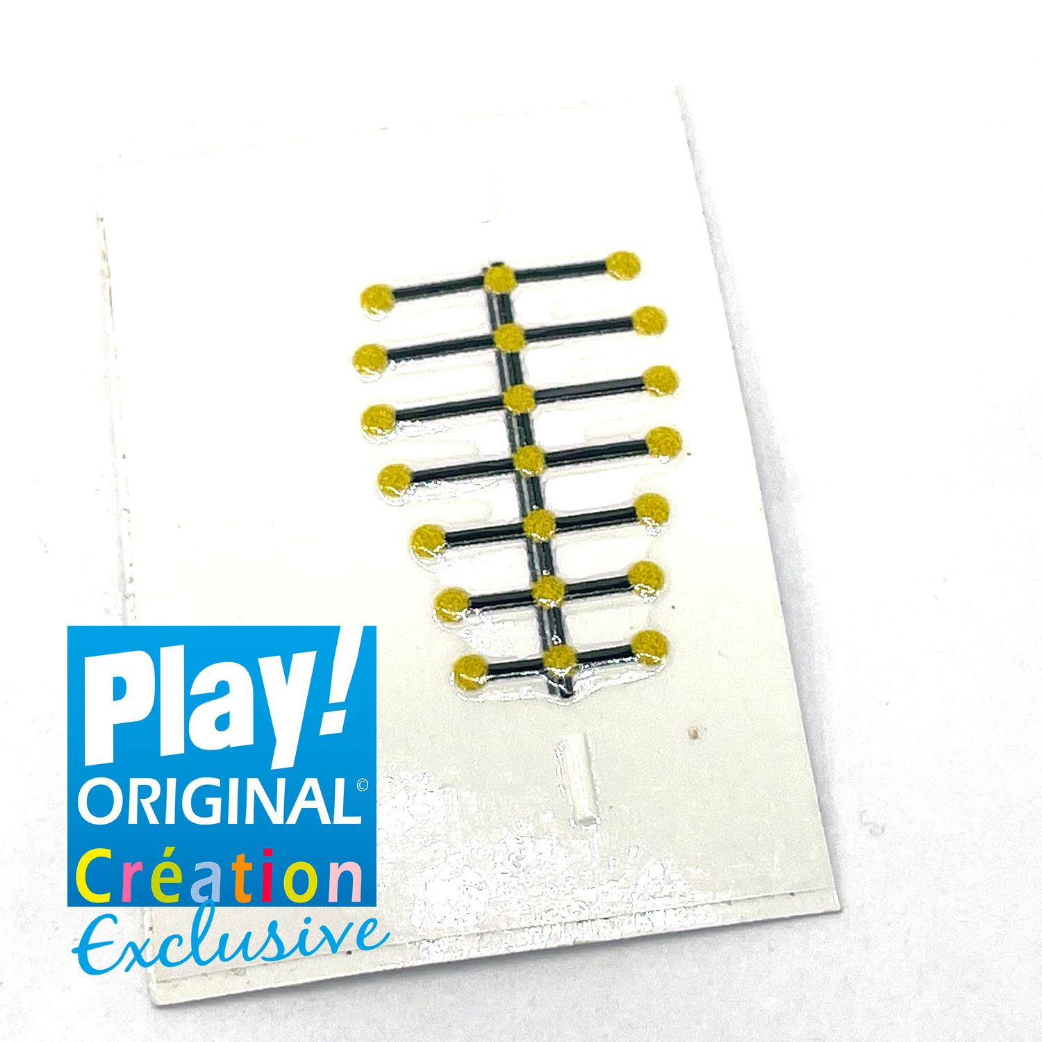 playmobil plastron brodé noir 2