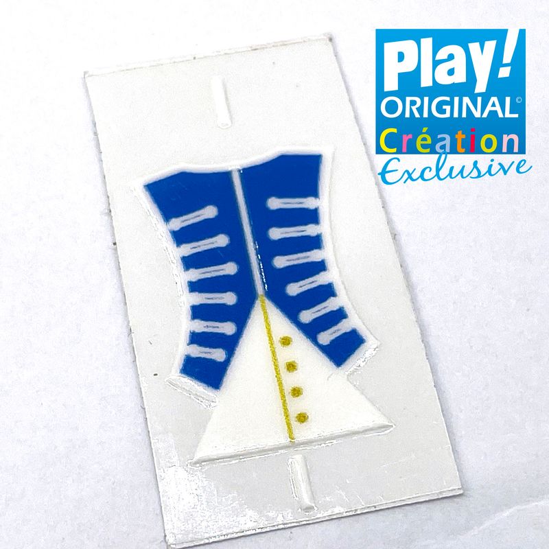 playmobil plastron napoleonien bleu playmobil plastron napoleonien bleu