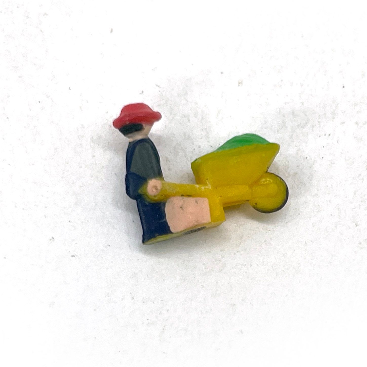 playmobil jouet mini fermier brouette