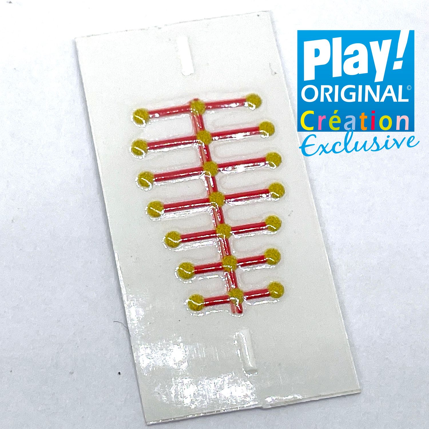 playmobil plastron brodé rouge