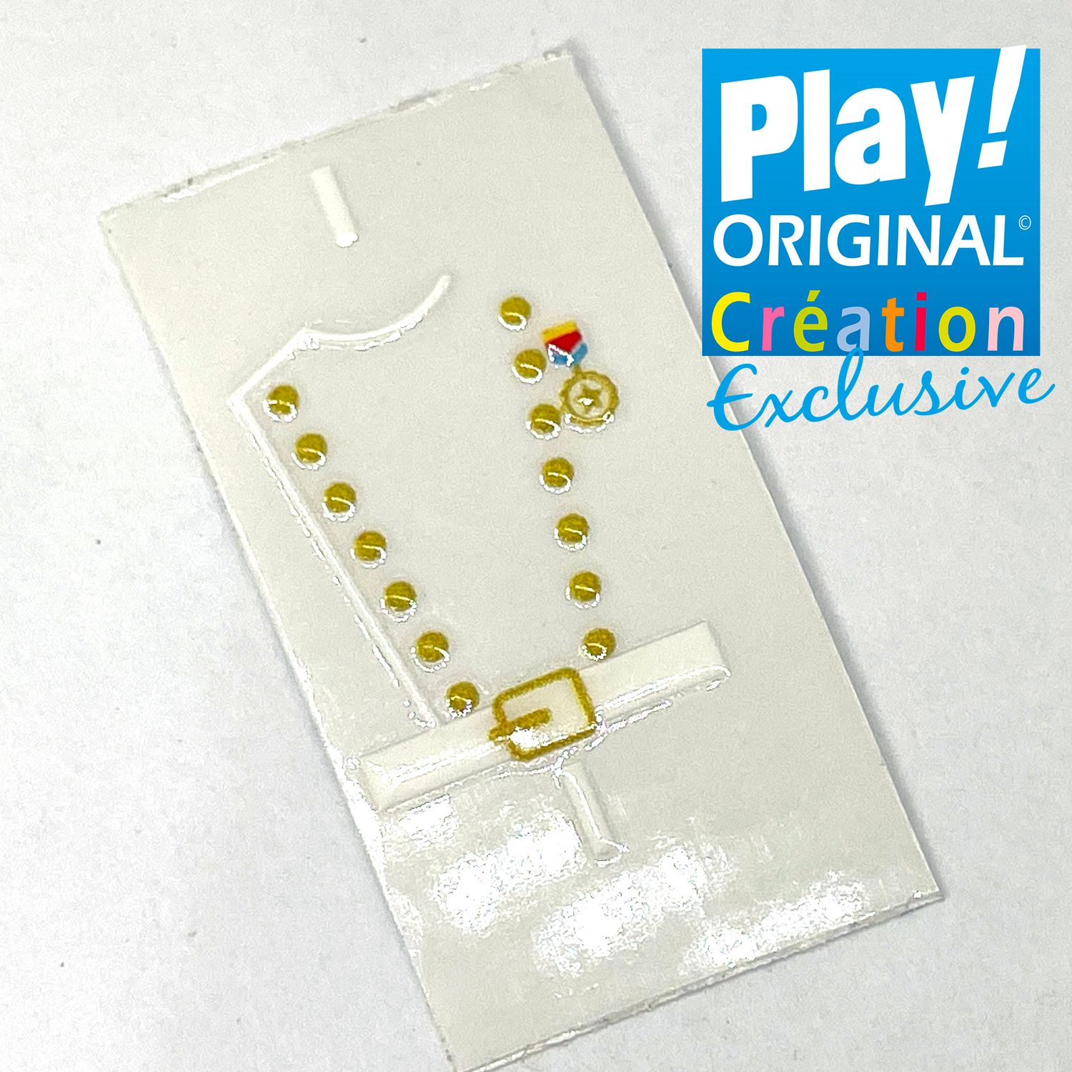 playmobil plastron officier blanc 3