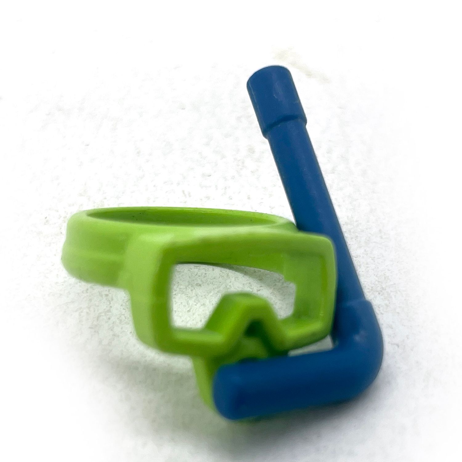 playmobil masque de plongée enfant vert