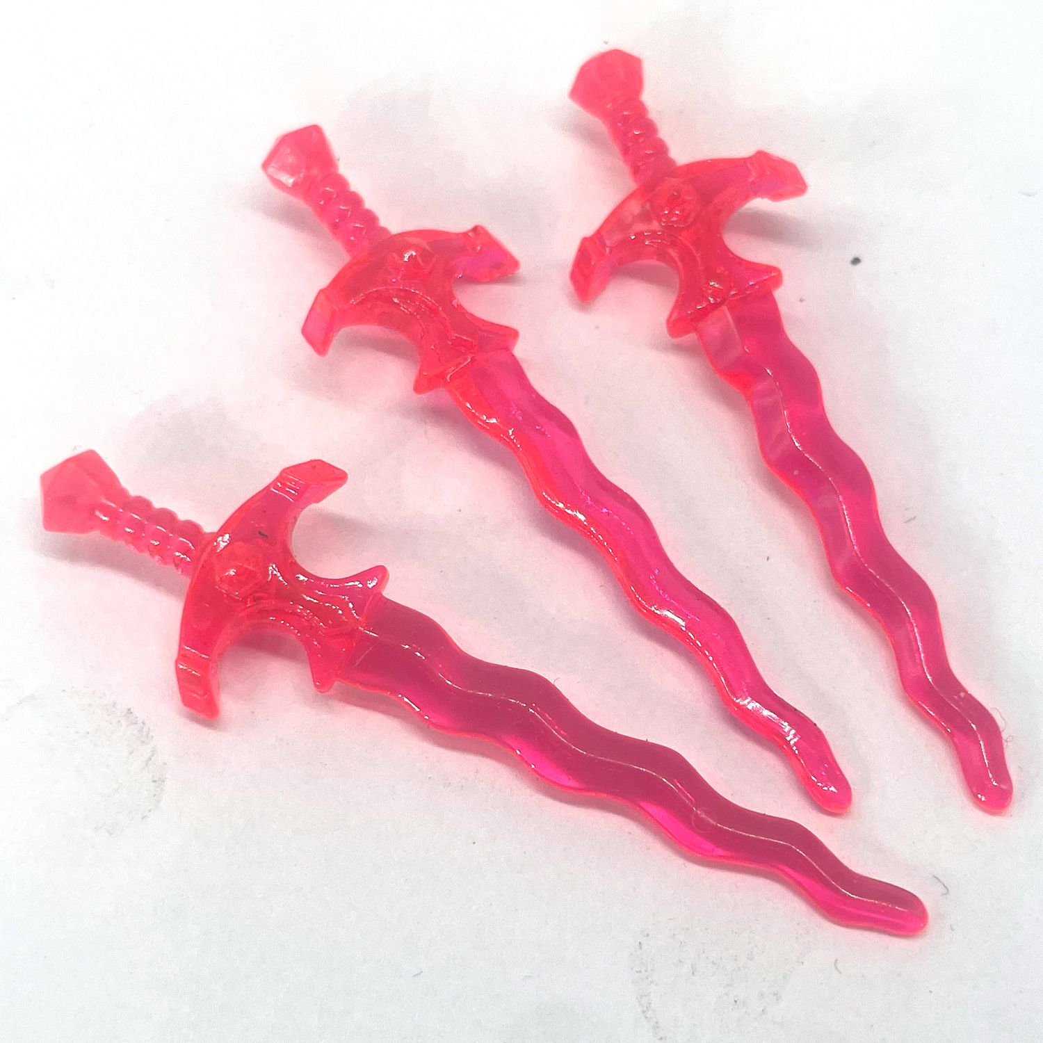 playmobil 3 épées torsadées rouge crystal