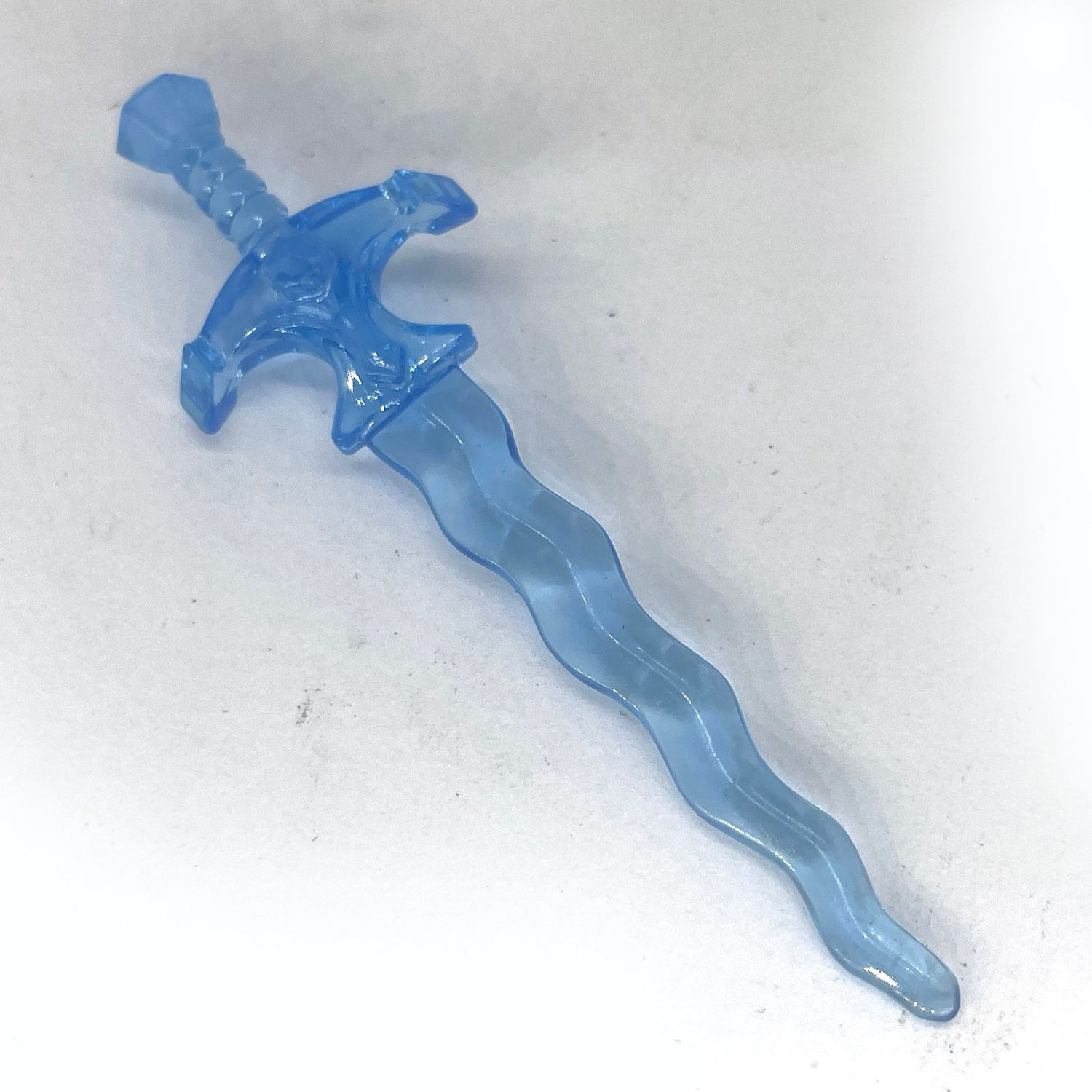 playmobil épée torsadée bleu crystal