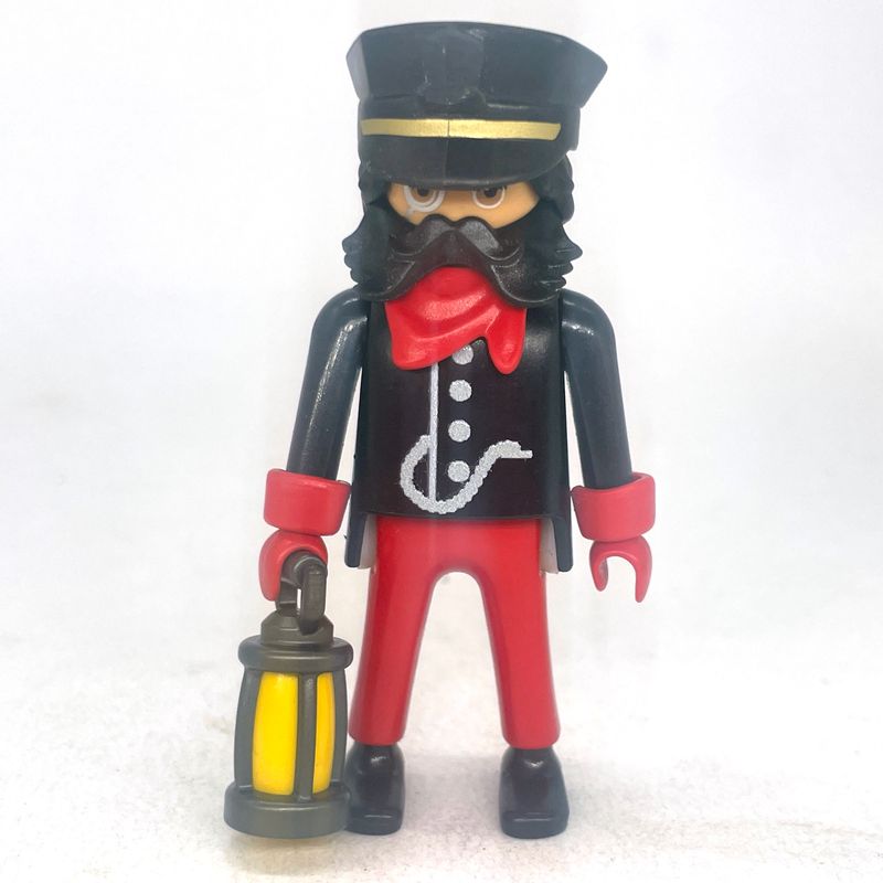 Playmobil chef de gare bleu