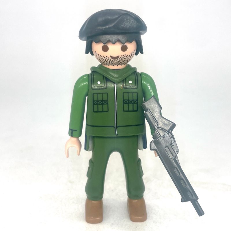 playmobil soldat actuel kaki 2