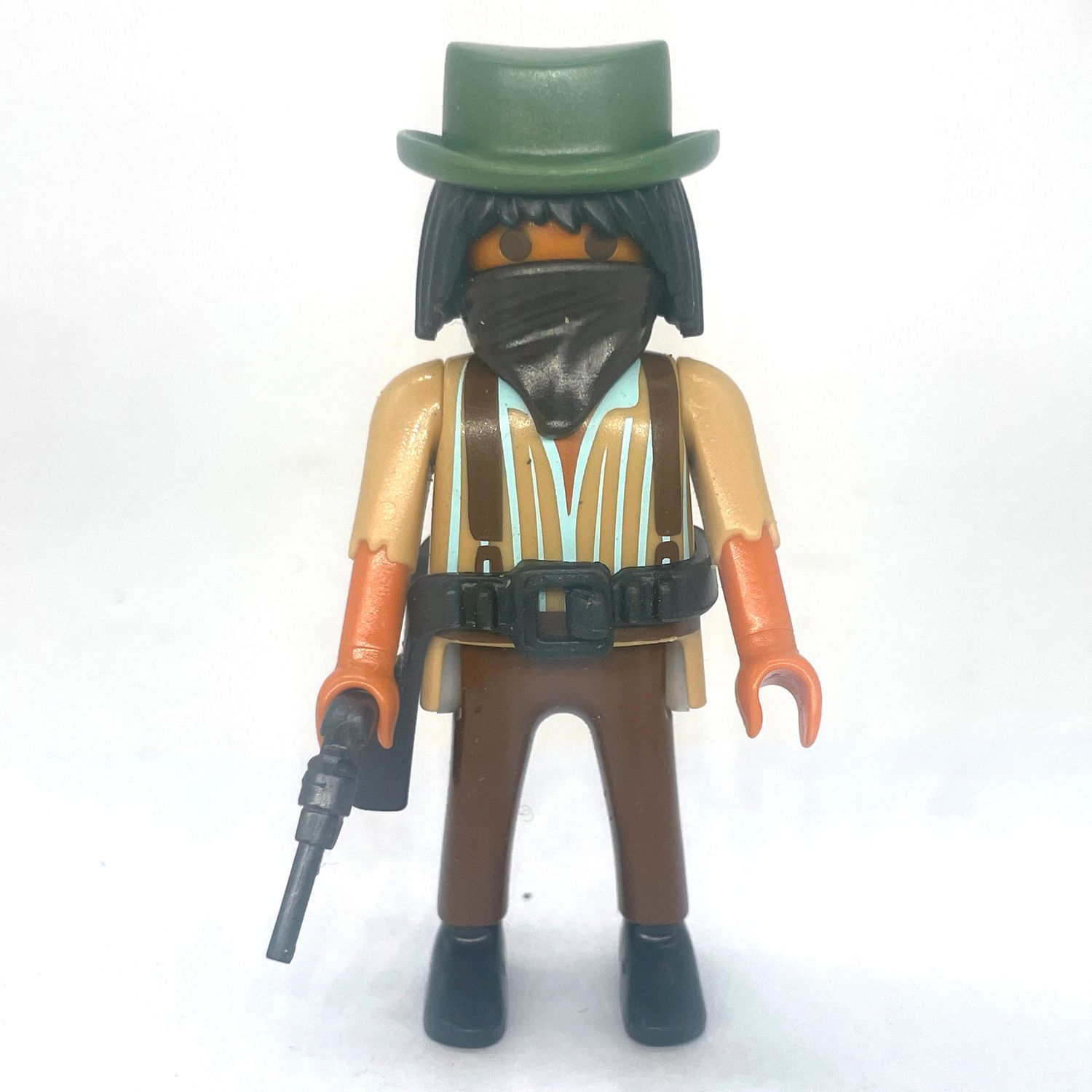 playmobil cowboy bandit marron