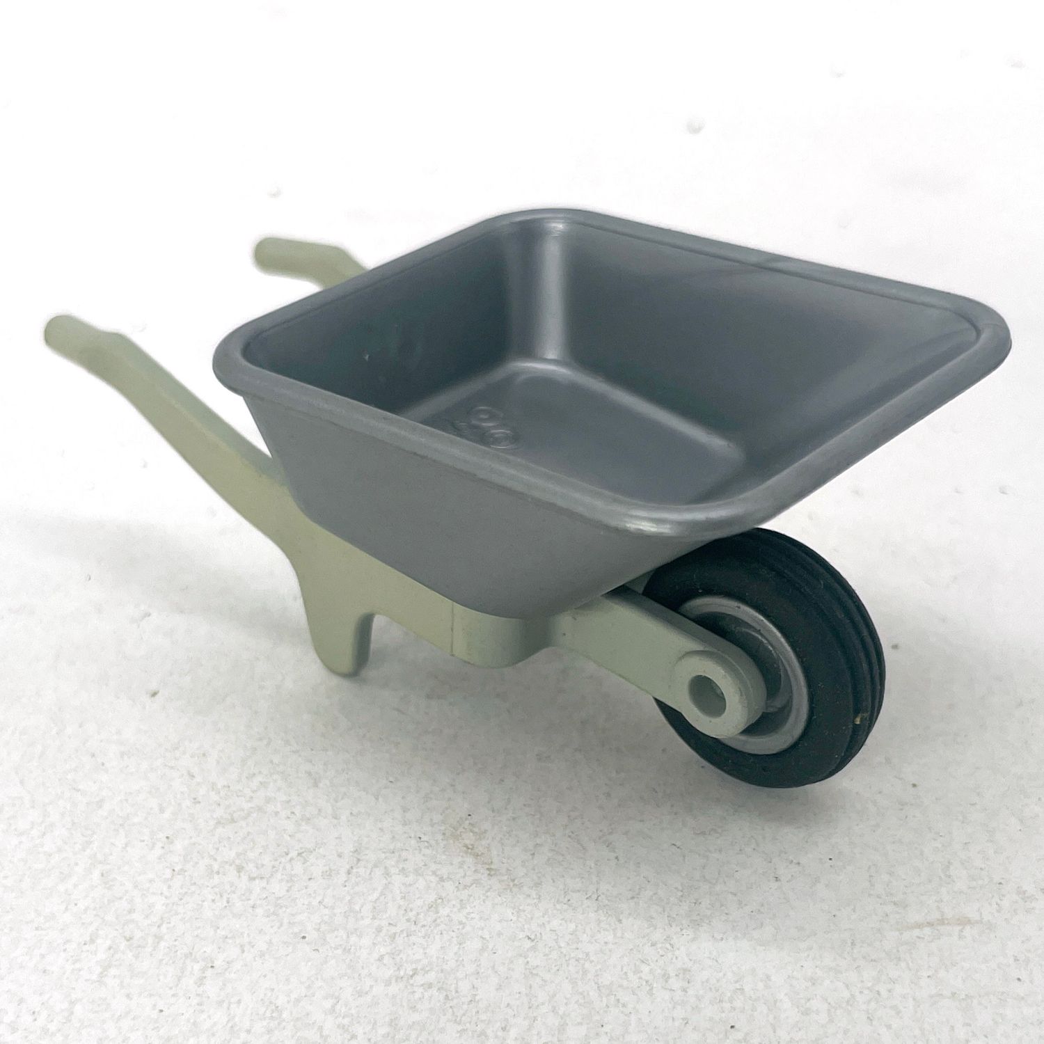 playmobil brouette grise