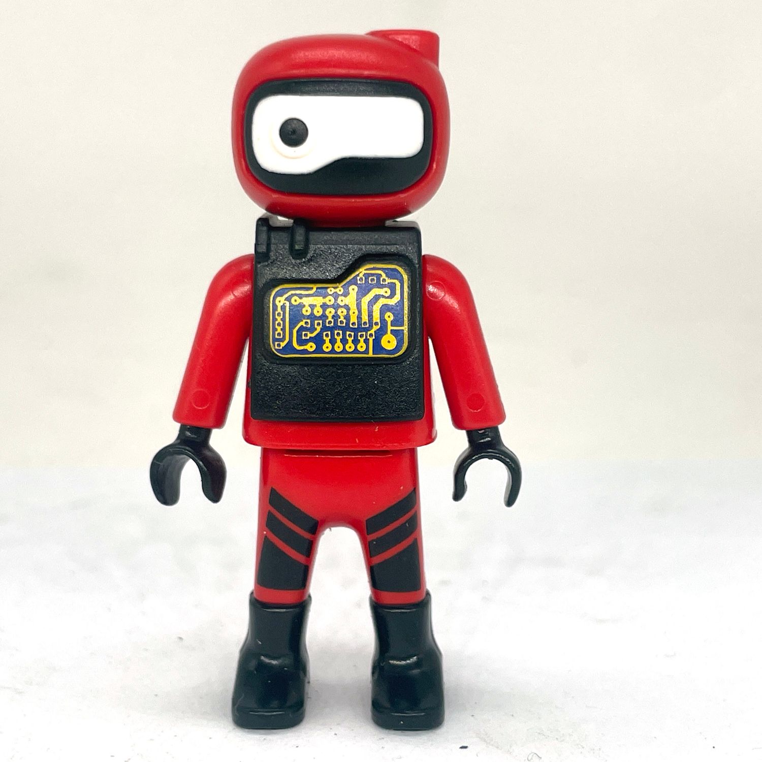 playmobil robot rouge
