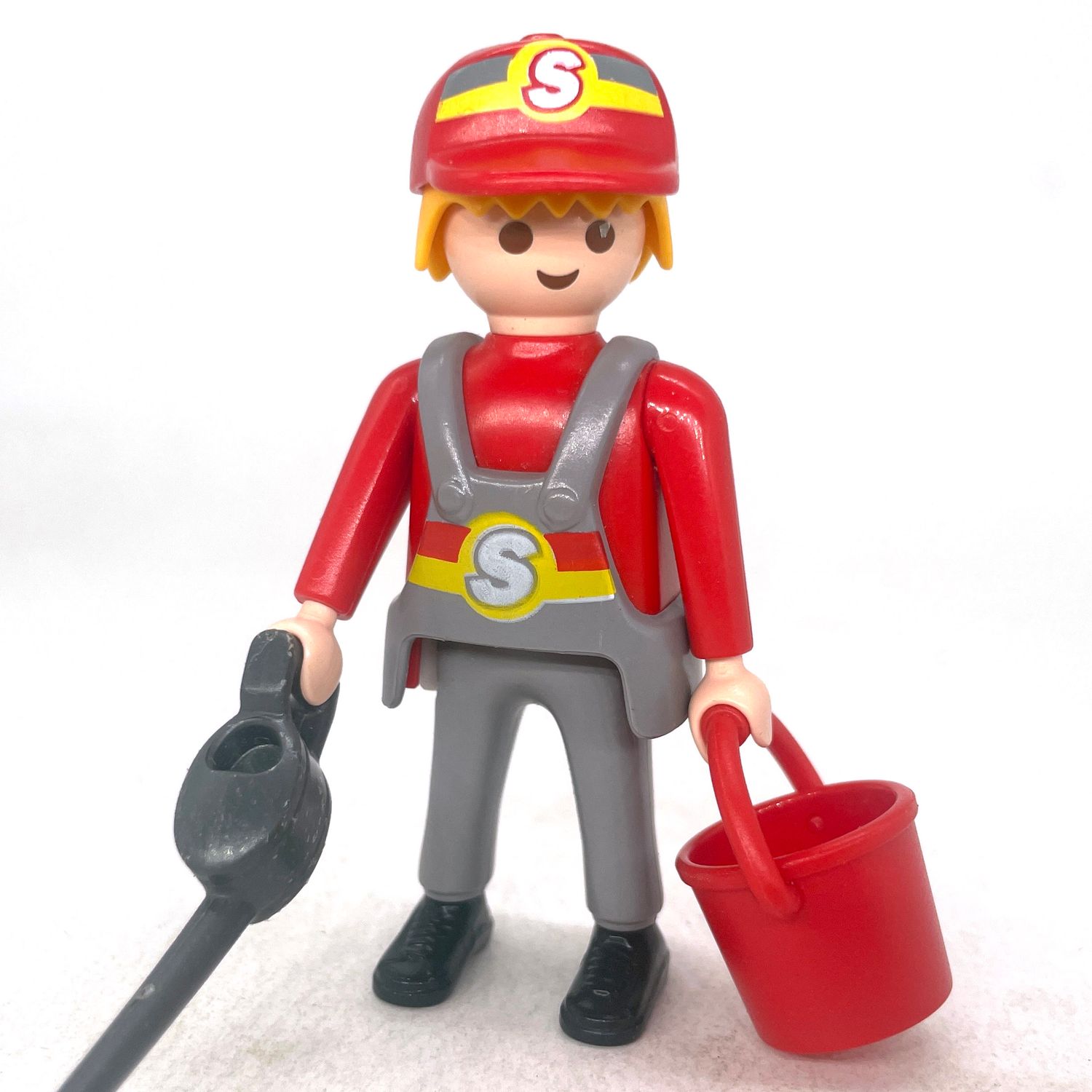 playmobil pompiste garagiste