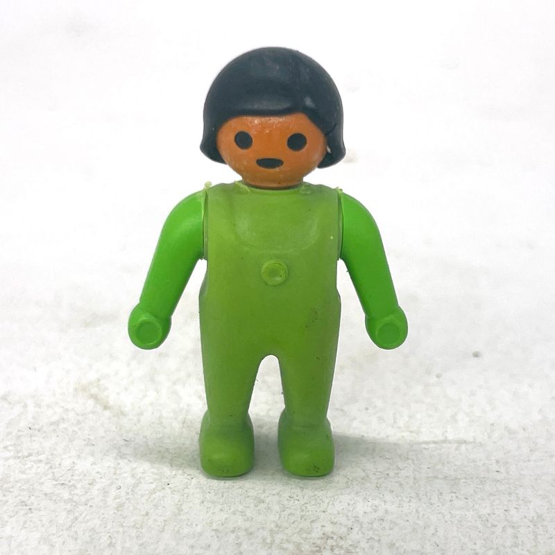 playmobil bébé vert vintage