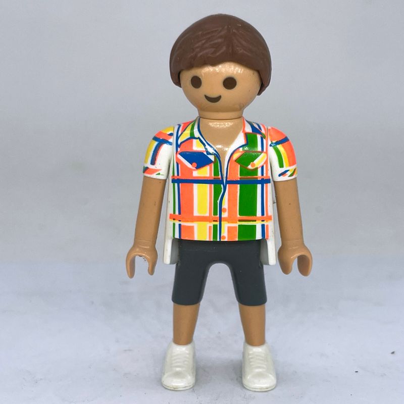 playmobil homme loisir fluo