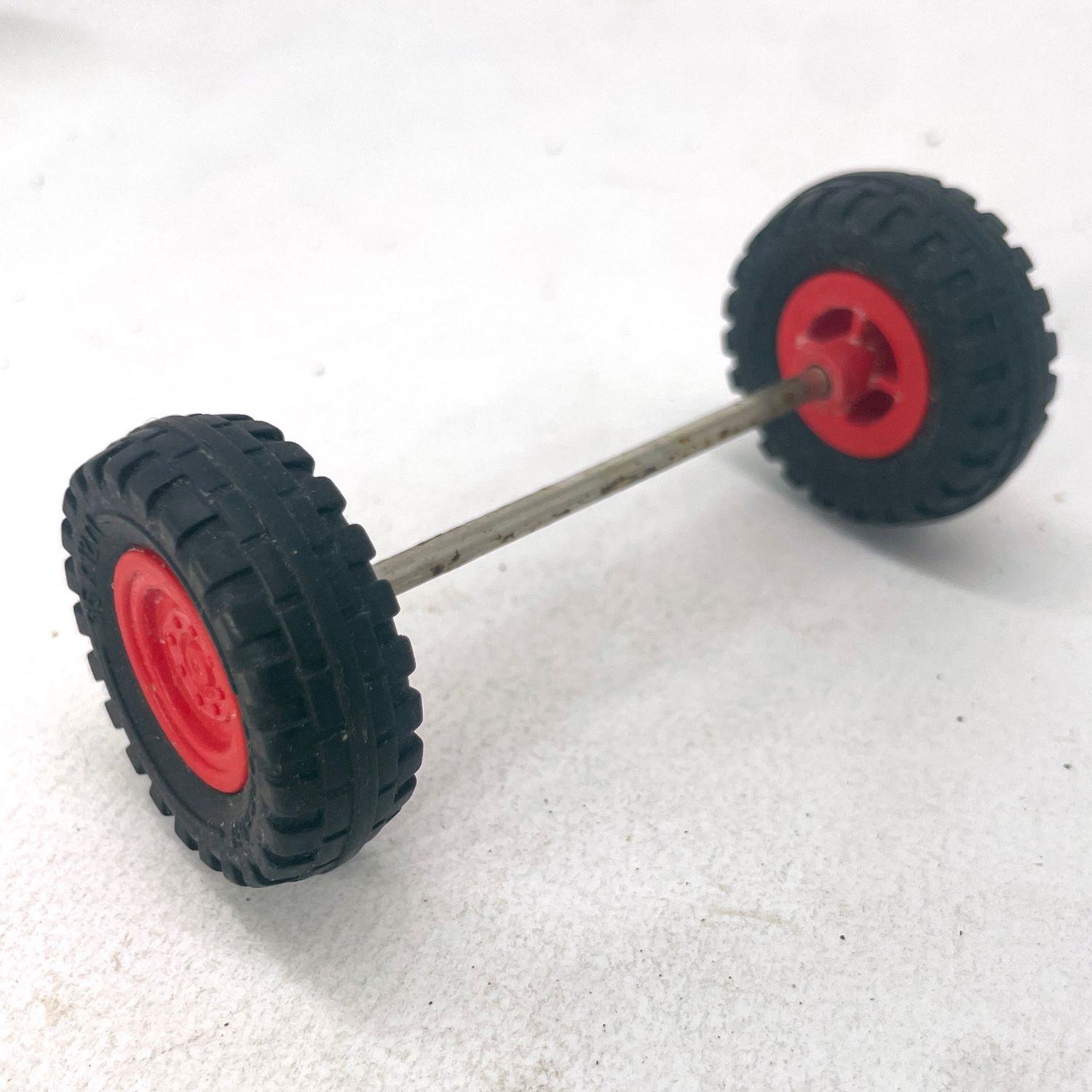 playmobil roue double rouge agricole