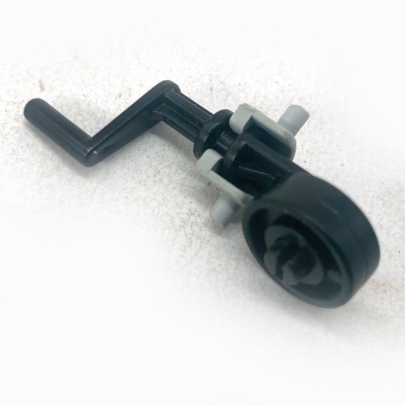 playmobil roue de remorque noir et support