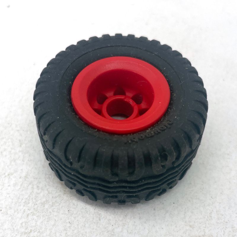 playmobil roue grande  rouge