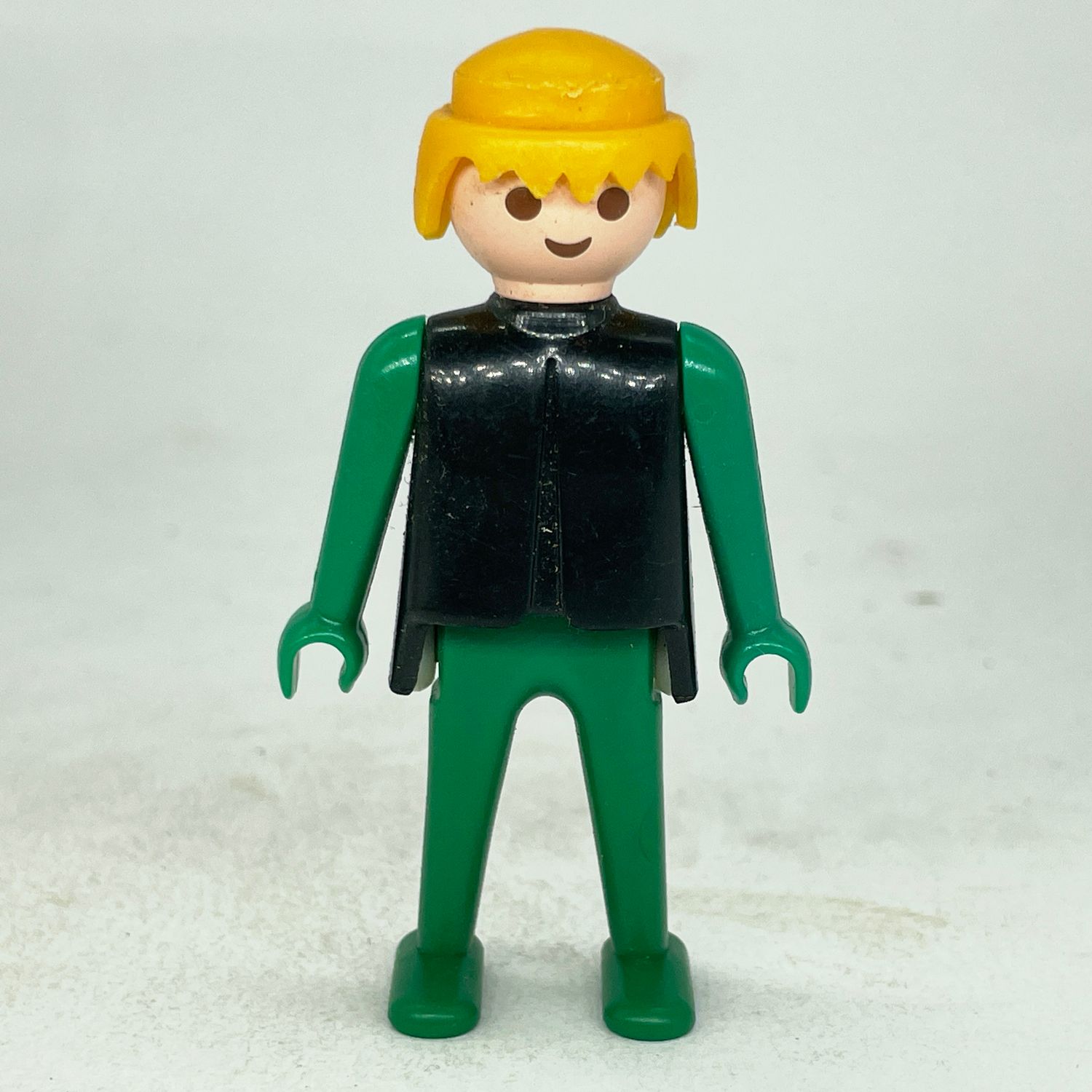 playmobil homme vert noir vintage