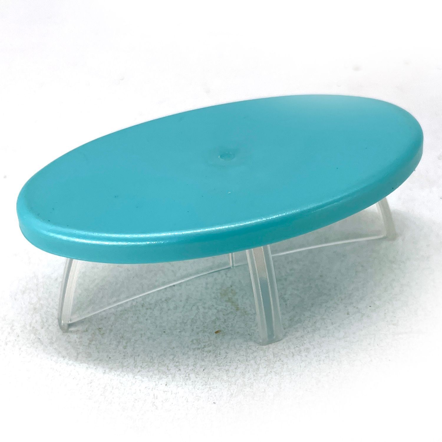 playmobil table basse ovale turquoise