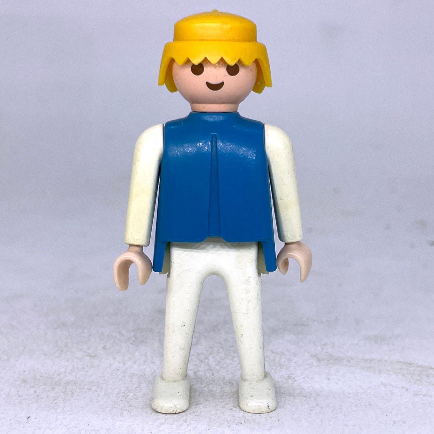 playmobil homme bleu blanc vintage