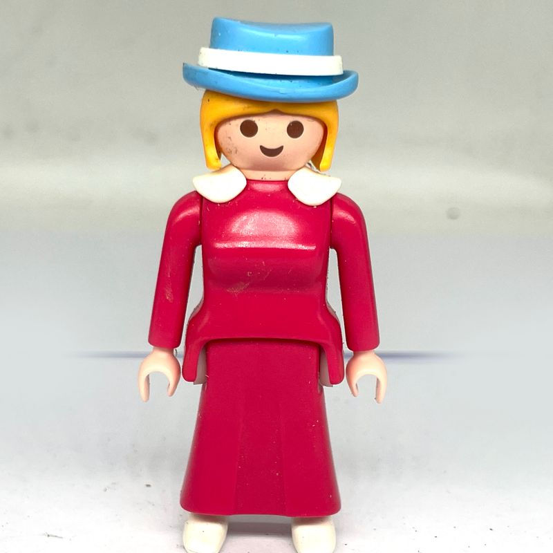 Figurine Playmobil Femme 1900 Customisée - Référence N26 - Occasion Pour Collection