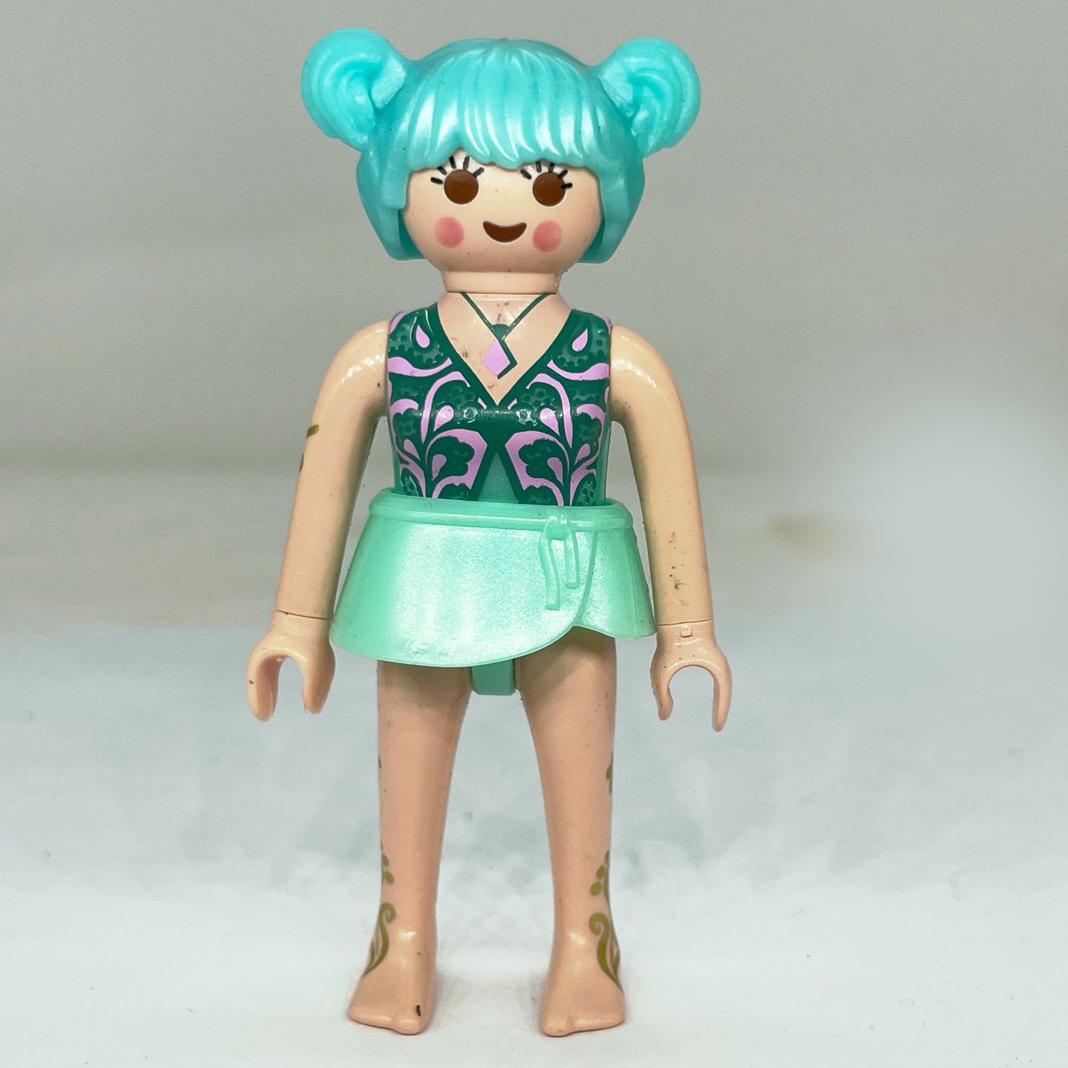 playmobil fille turquoise