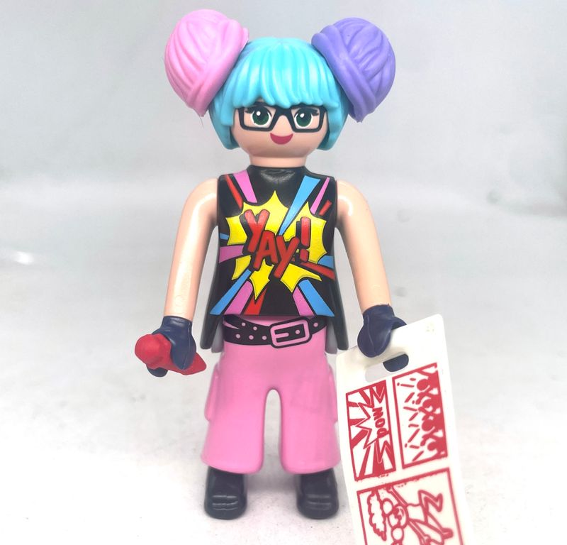 Playmobil fille woke colorée S22 Playmobil fille woke colorée S22