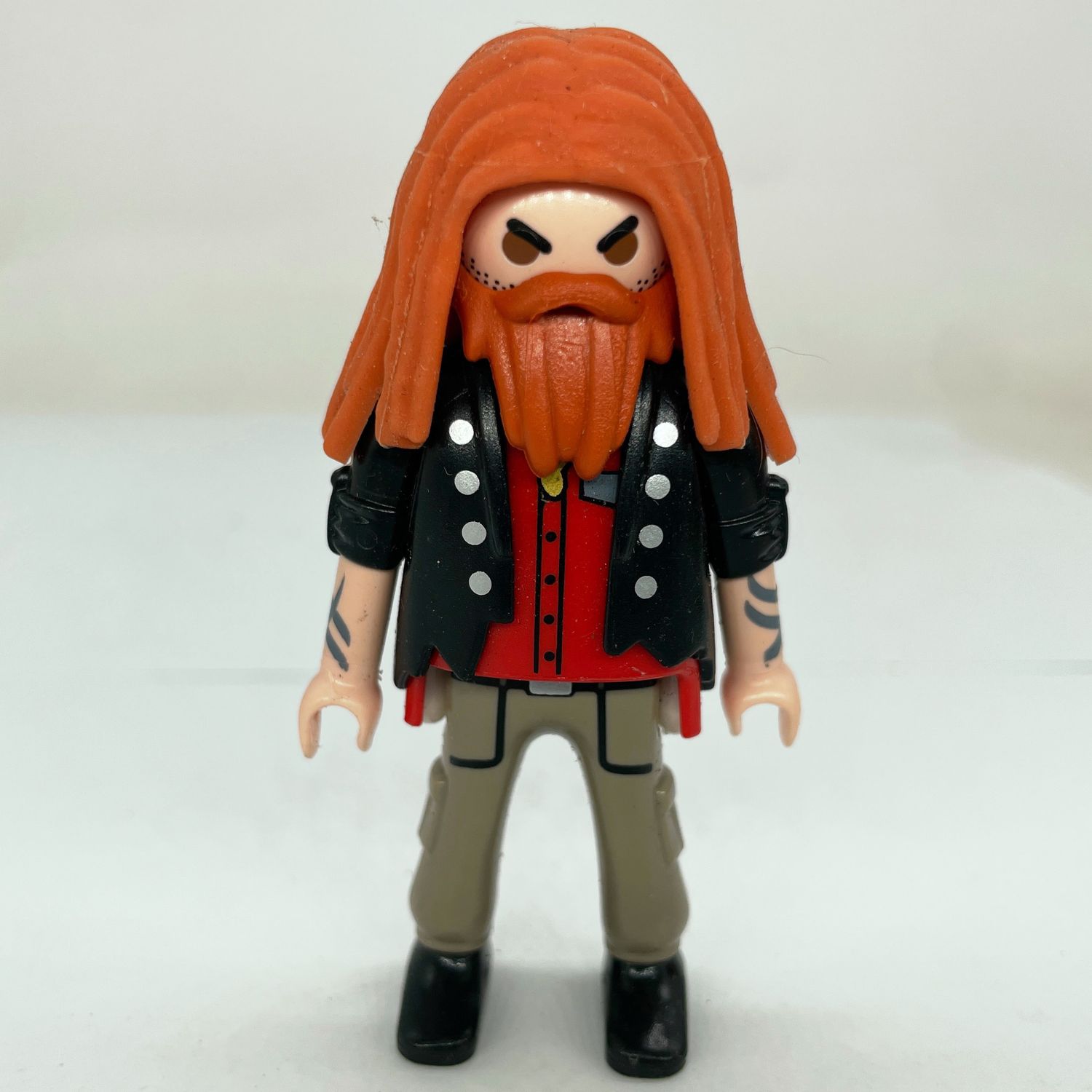 Playmobil rockeur harley roux