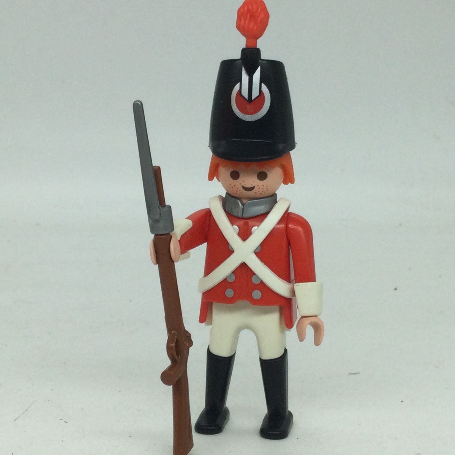 playmobil soldat anglais classique roux