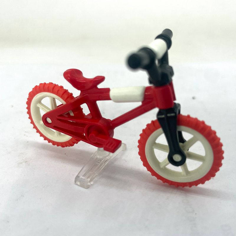 playmobil vélo enfant rouge