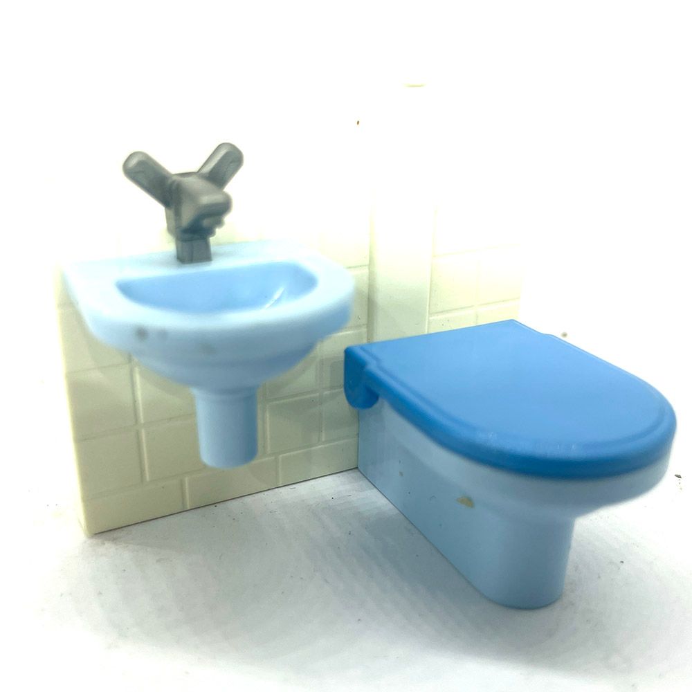 playmobil wc et lavabo bleu ciel playmobil wc et lavabo bleu ciel