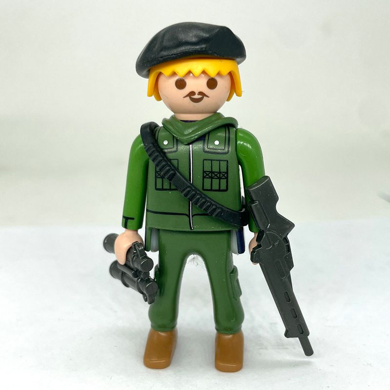 playmobil soldat armée kaki