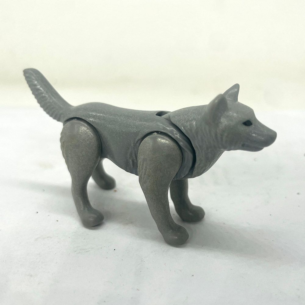 playmobil loup gris