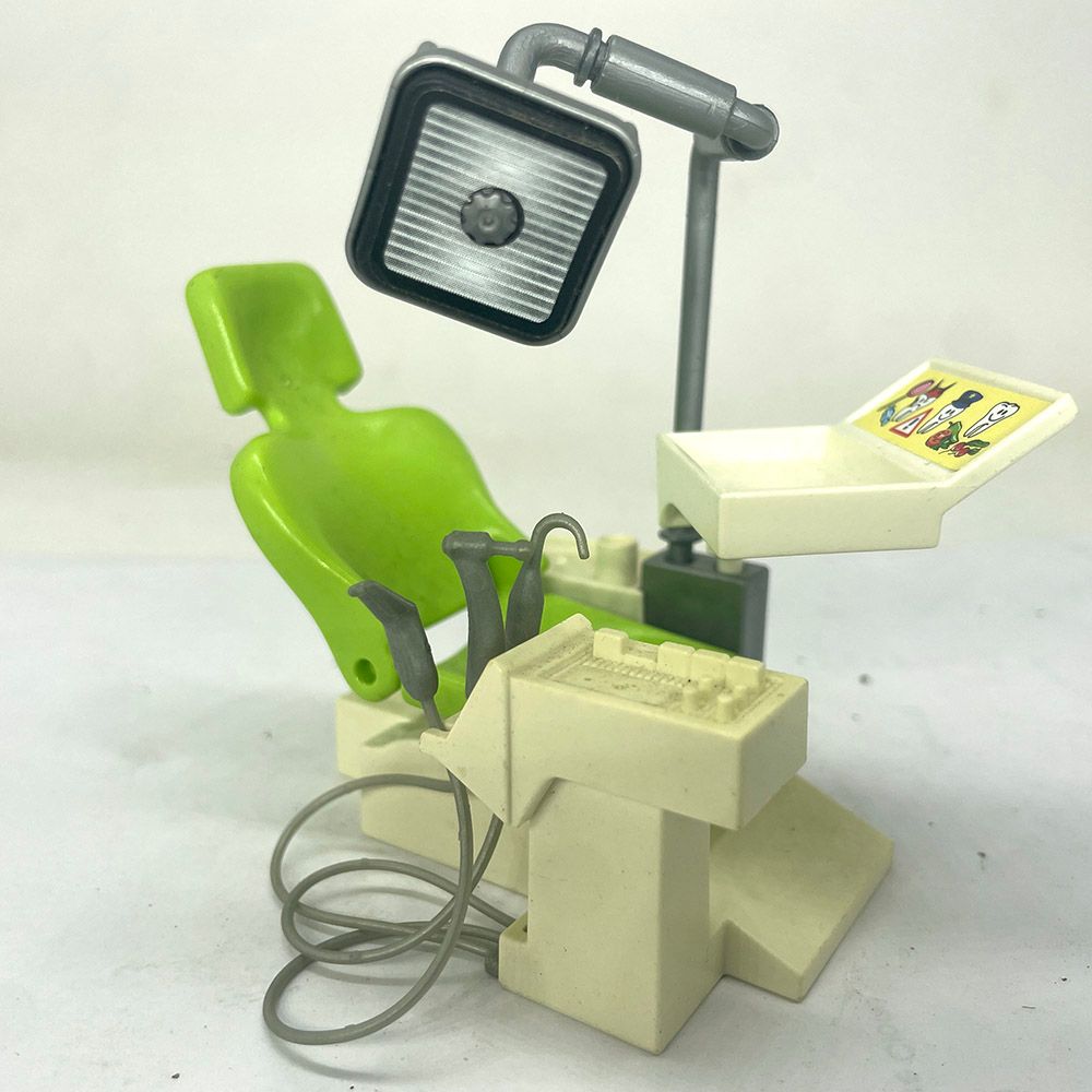 playmobil fauteuil de dentiste vert