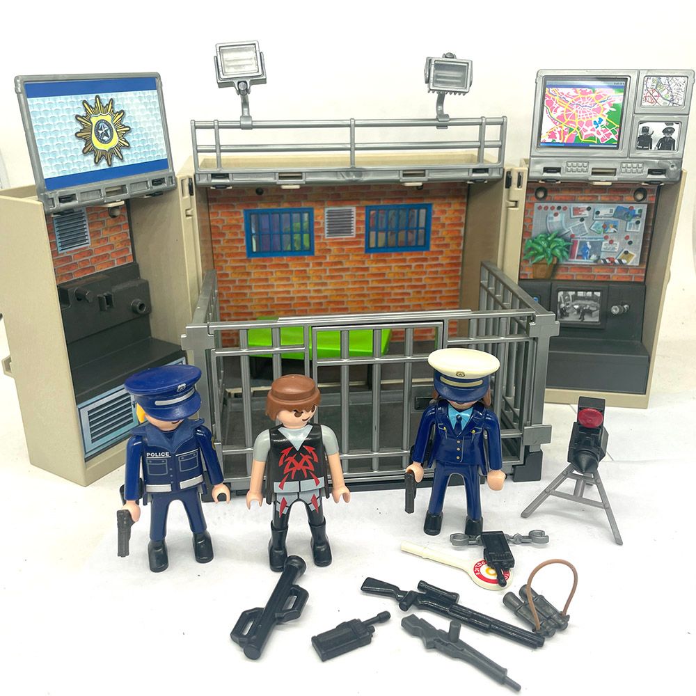 playmobil coffret pliant commissariat 2