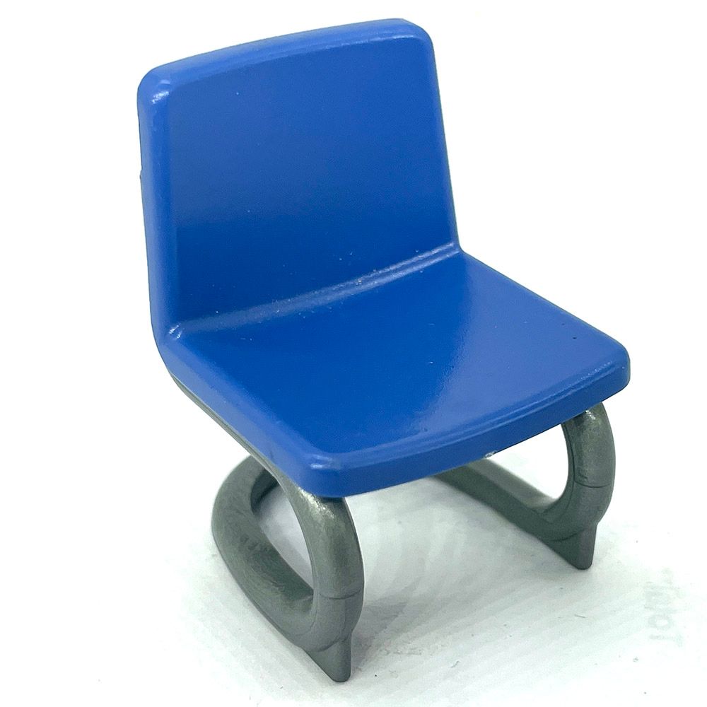 playmobil chaise moderne bleu