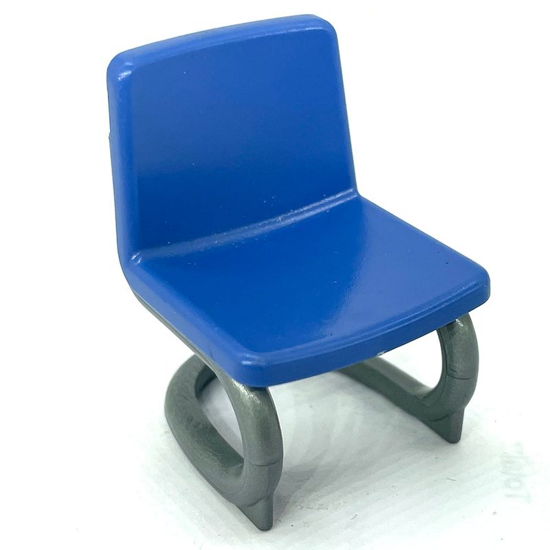 playmobil chaise moderne bleu