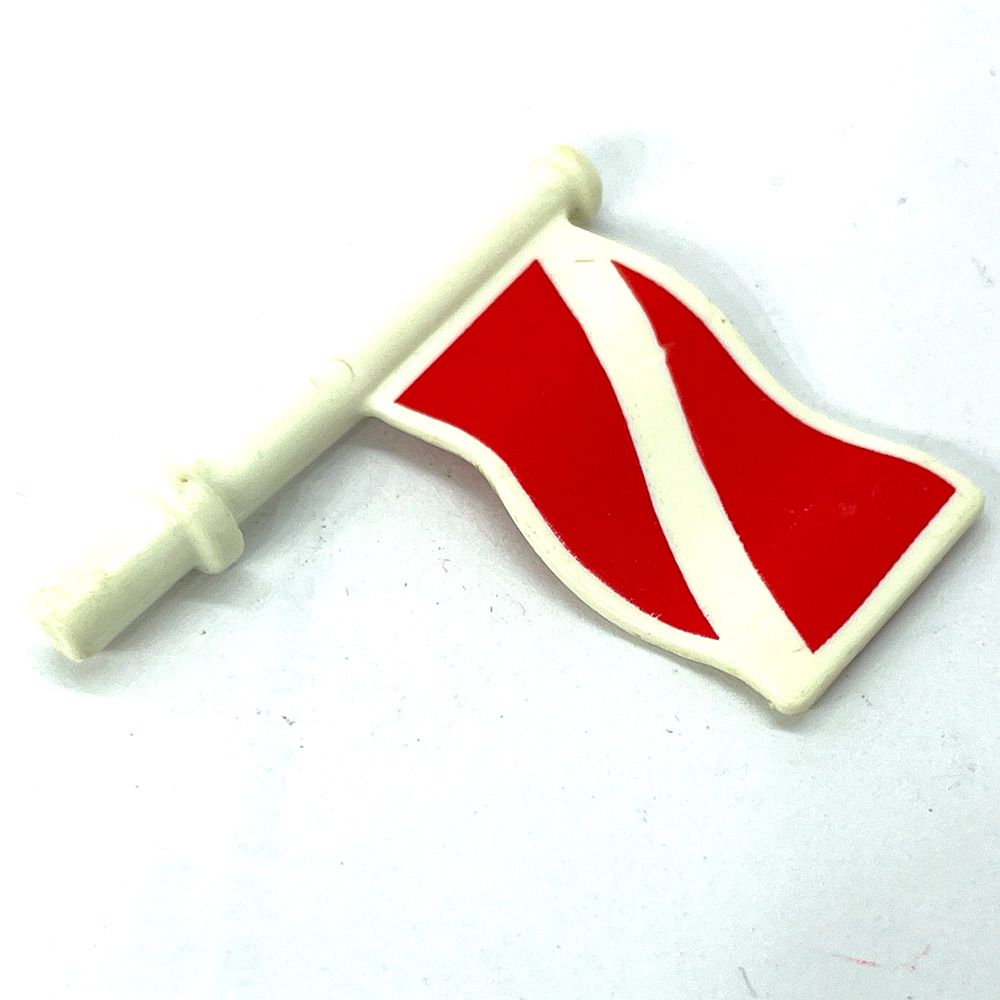 playmobil drapeau rouge barré