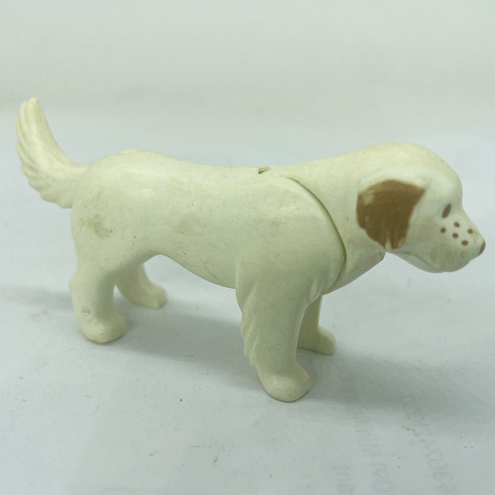 playmobil chien terre neuve blanc