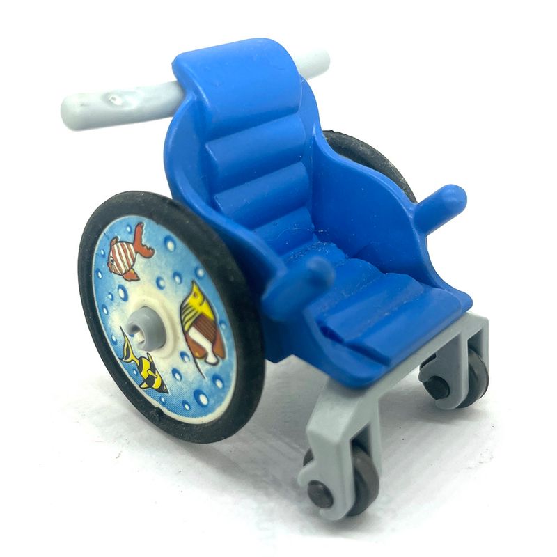 playmobil fauteuil roulant enfant bleu