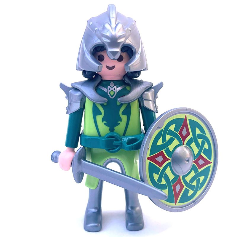 playmobil chevalier elfe vert