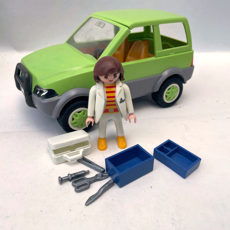 playmobil voiture vétérinaire