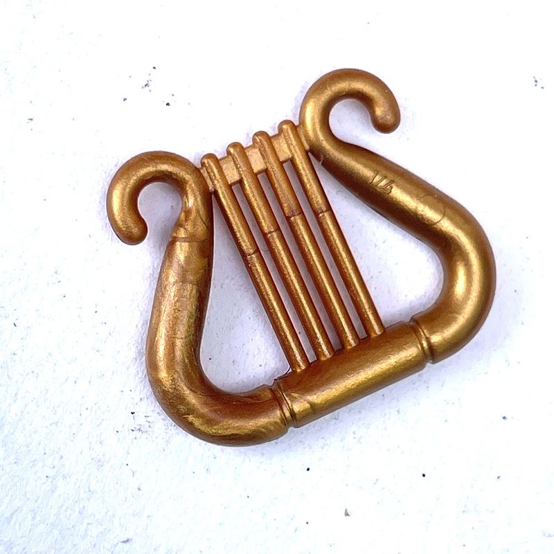 playmobil harpe lyre dorée playmobil harpe lyre dorée