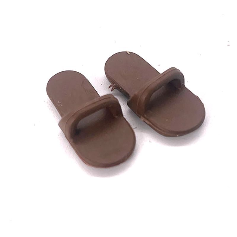 playmobil sandales marrons