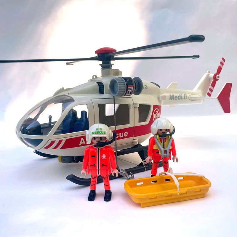 Playmobil hélico hélicoptère ambulance Playmobil hélico hélicoptère ambulance
