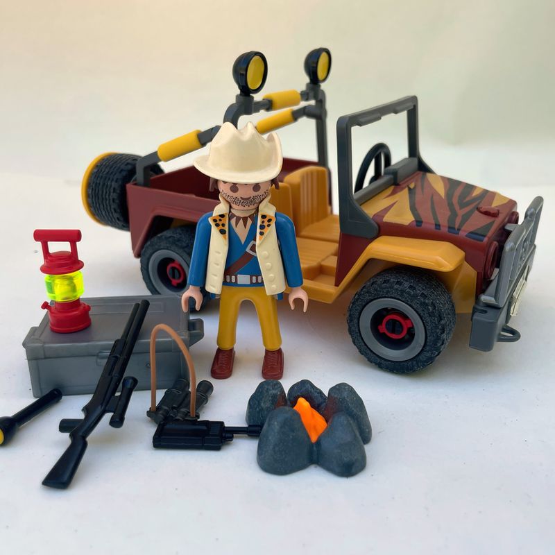 playmobil voiture jeep explorateur