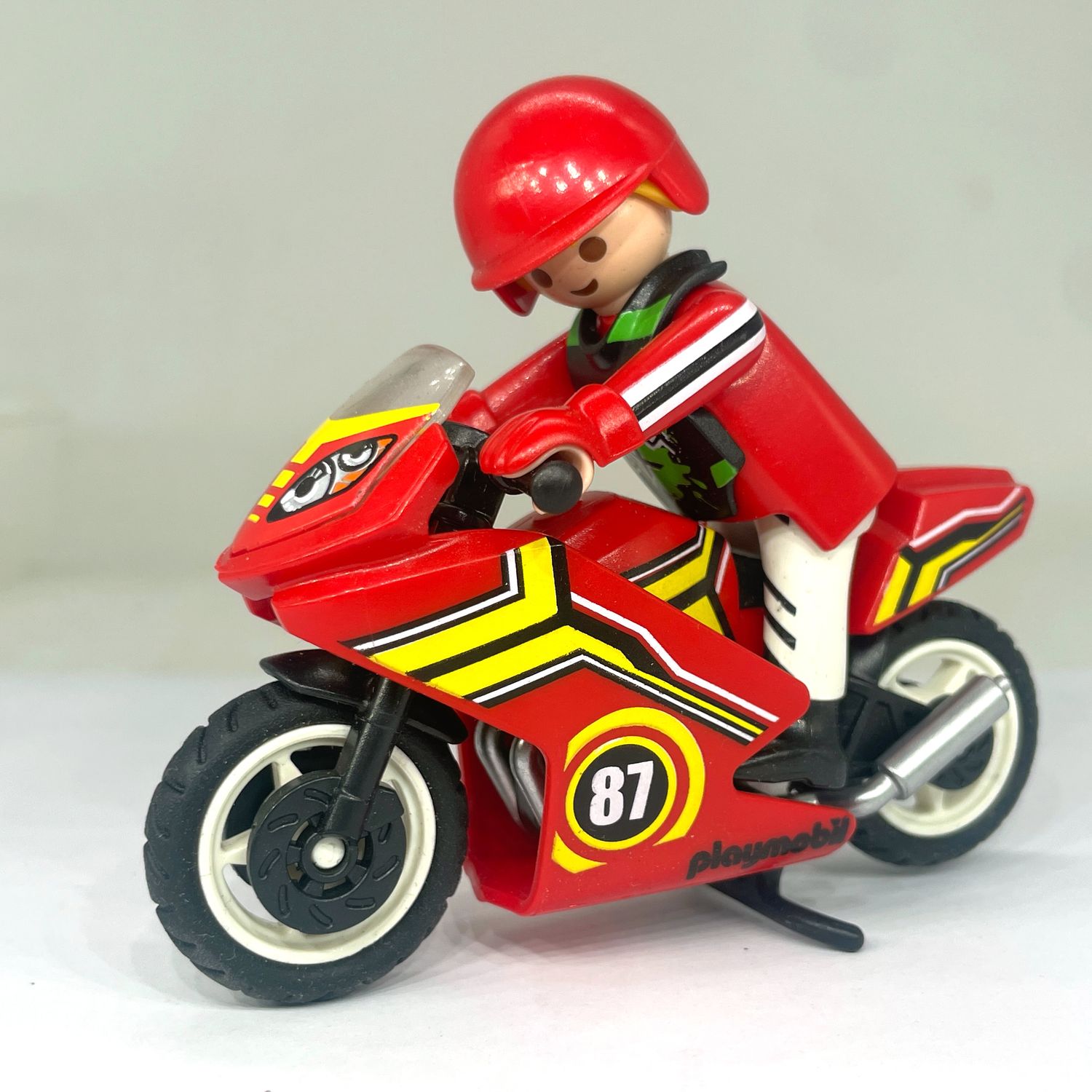 playmobil motard moto sport rouge playmobil motard moto sport rouge