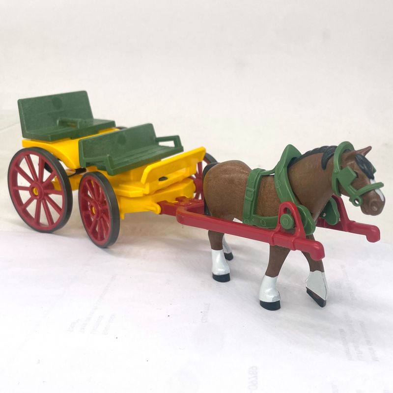 playmobil chariot calèche jaune playmobil chariot calèche jaune